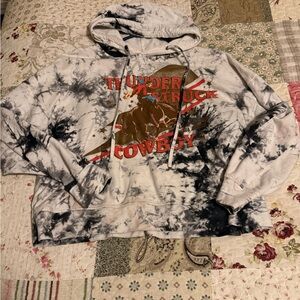 Rodeo Quincy Thunderstruck Cowboy Tie-Dye Hoodie
